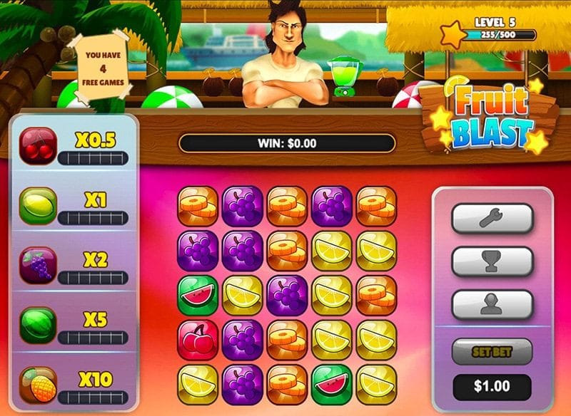 Fruit Blast Slot Gameplay