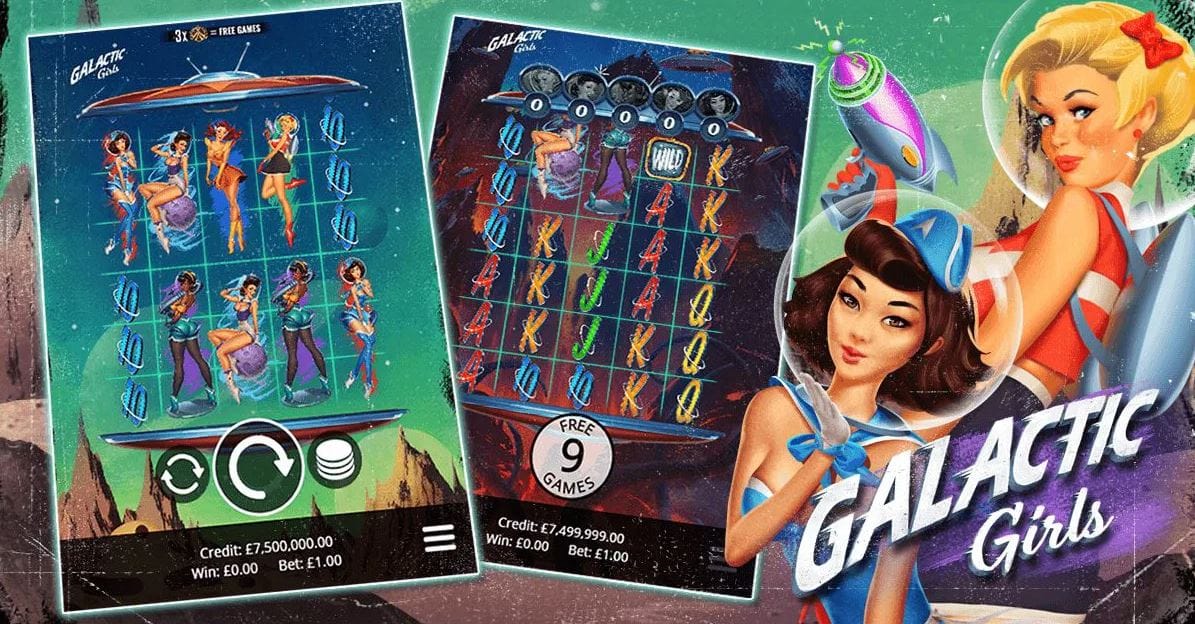 Galactic Girls Slots Racer