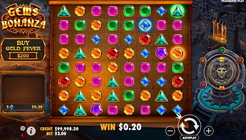 Gems Bonanza Slot Game Play