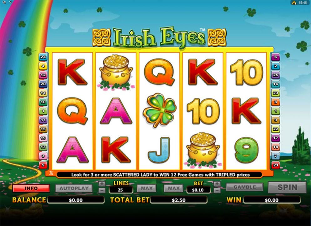 Irish Eyes Video Slots