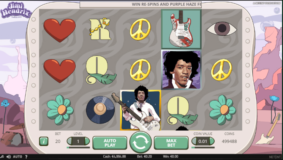 Jimi Hendrix Slot game