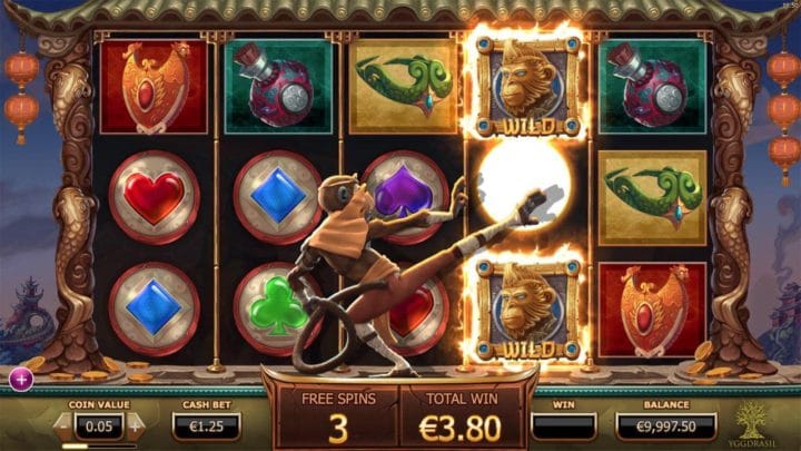 Legend of the Golden Monkey Slot Gameplay