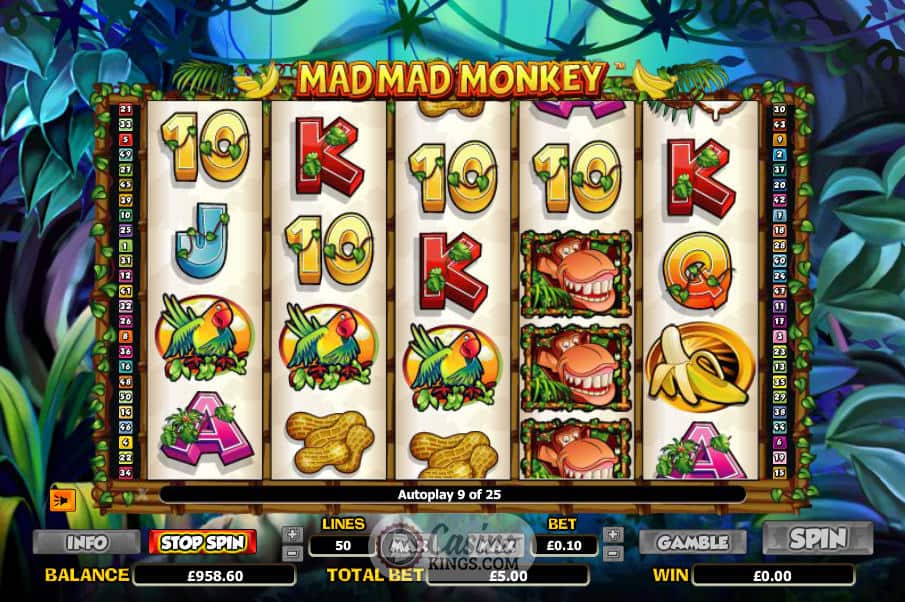 mad mad monkey gameplay casino