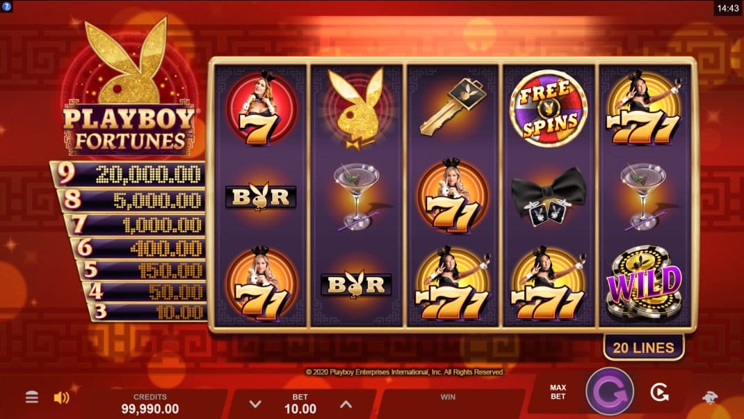 Playboy Fortunes Slot Game