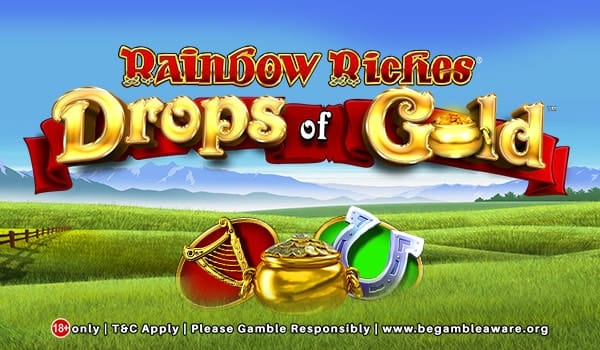 Rainbow Riches: Drops of Gold Logo