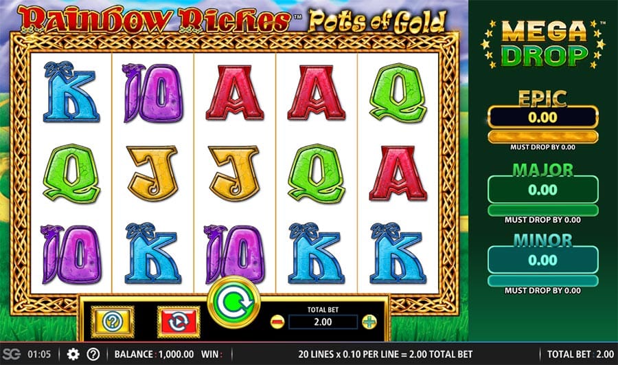 Rainbow Riches Pots of Gold Slots