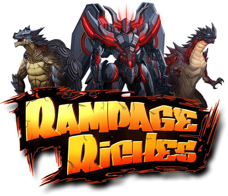 Rampage Riches Slot Logo Slots Racer