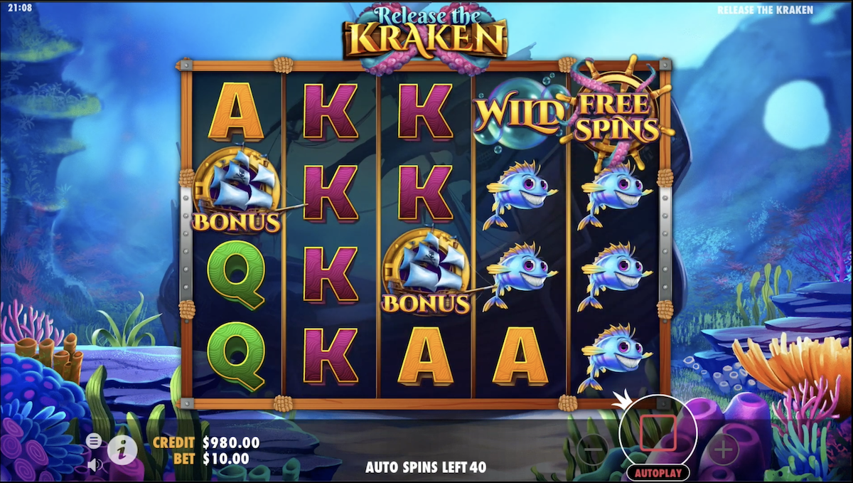 Release the Kraken Slot Wizard Slots