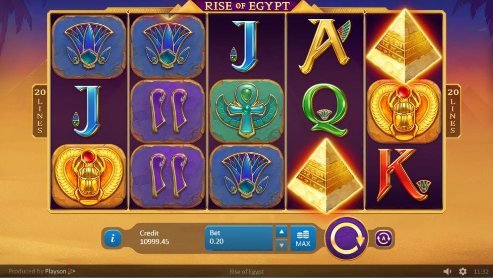 Rise of Egypt Slots Online