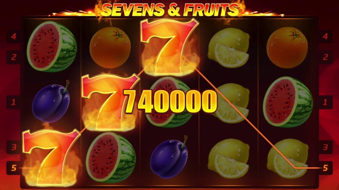 Sevens and Fruits Big Win