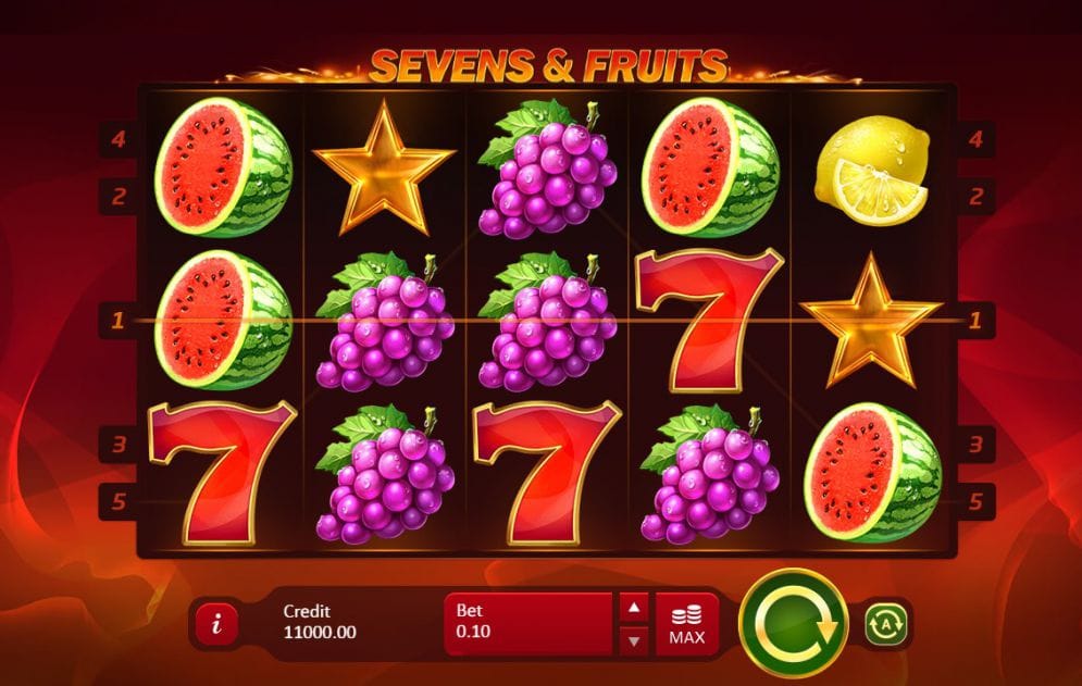 Sevens and Fruits Slots UK