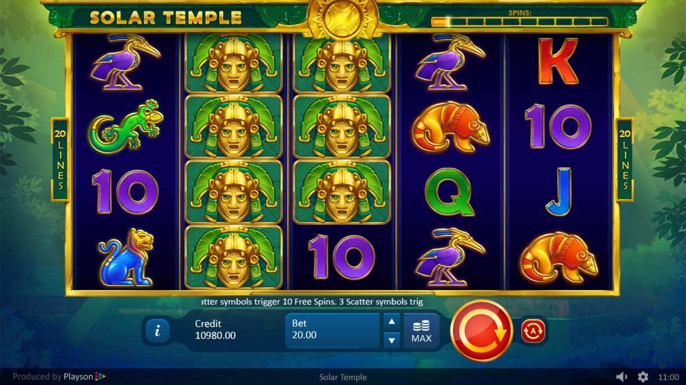 Solar Temple Slots Racer