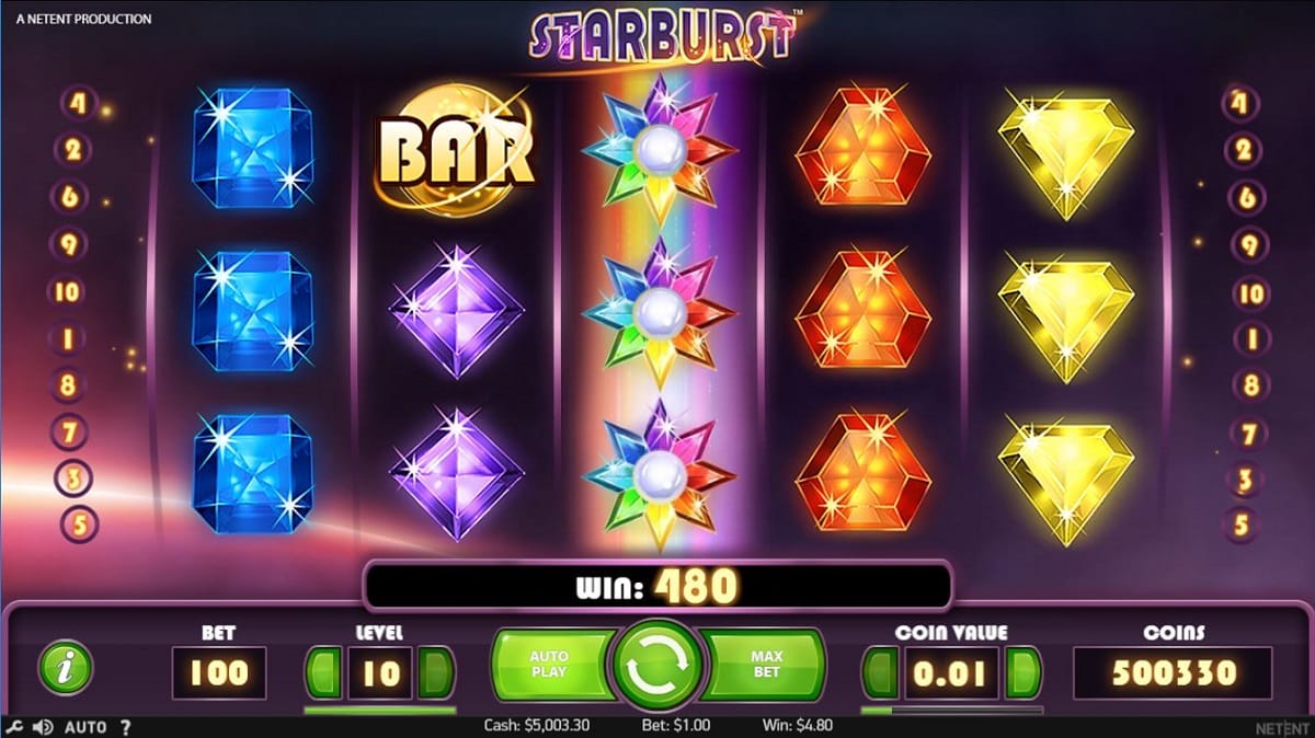 Starburst gameplay Casino