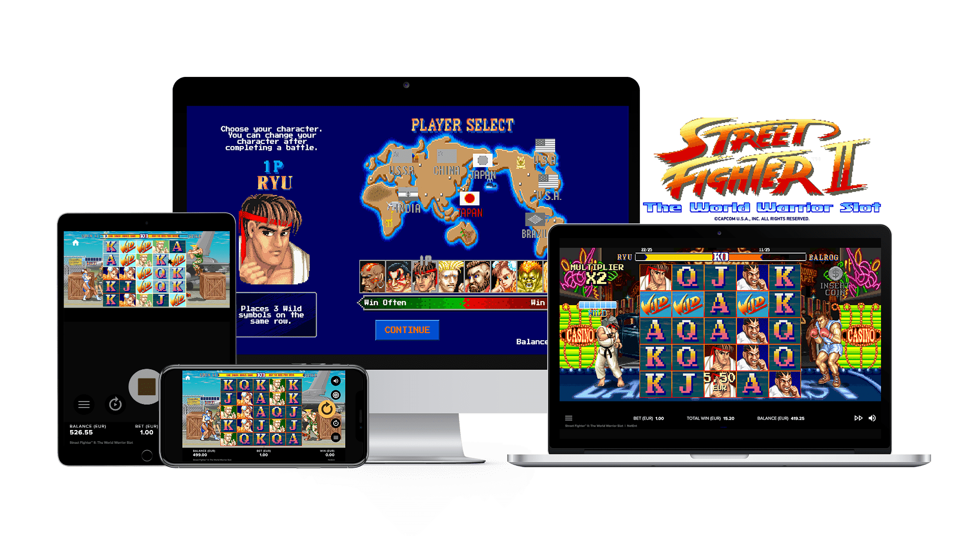 Street Fighter 2 The World Warrior Mobile slots