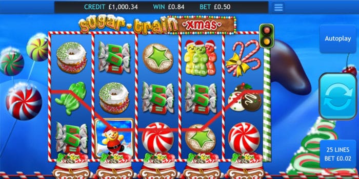 Sugar Train Xmas Slot Gameplay