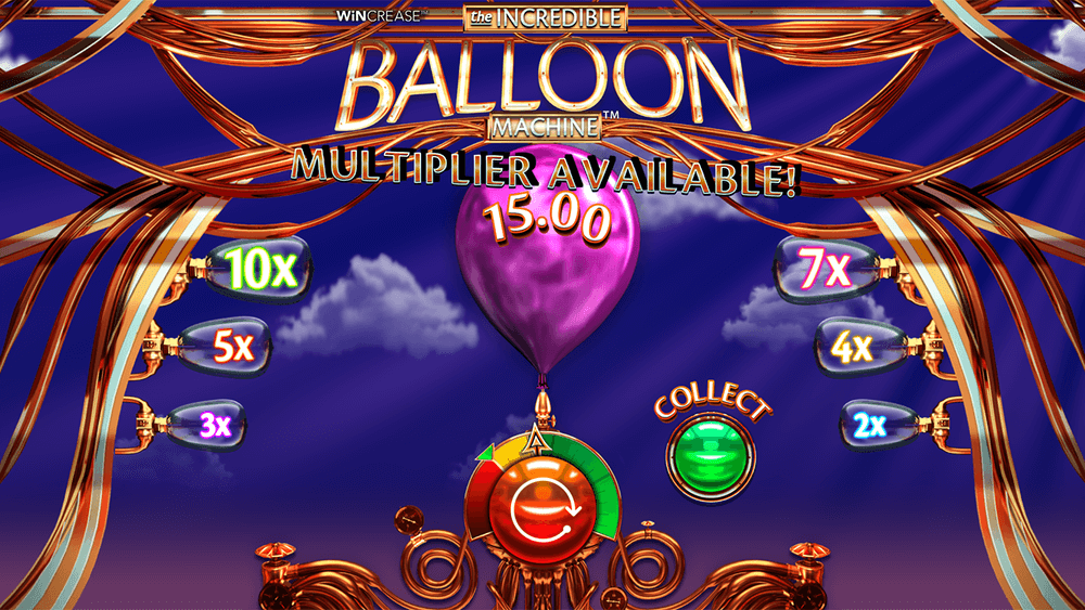 The Incredible Balloon Machine Casino Slots Bonuses