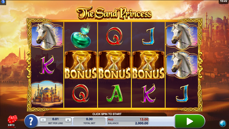 The Sand Princess Slots Game