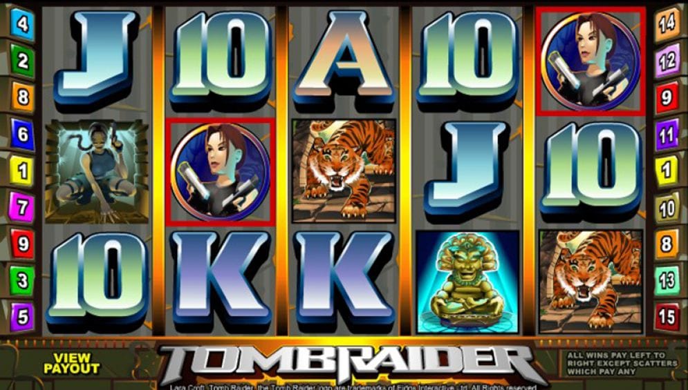 Tomb Raider Video Slot Gameplay