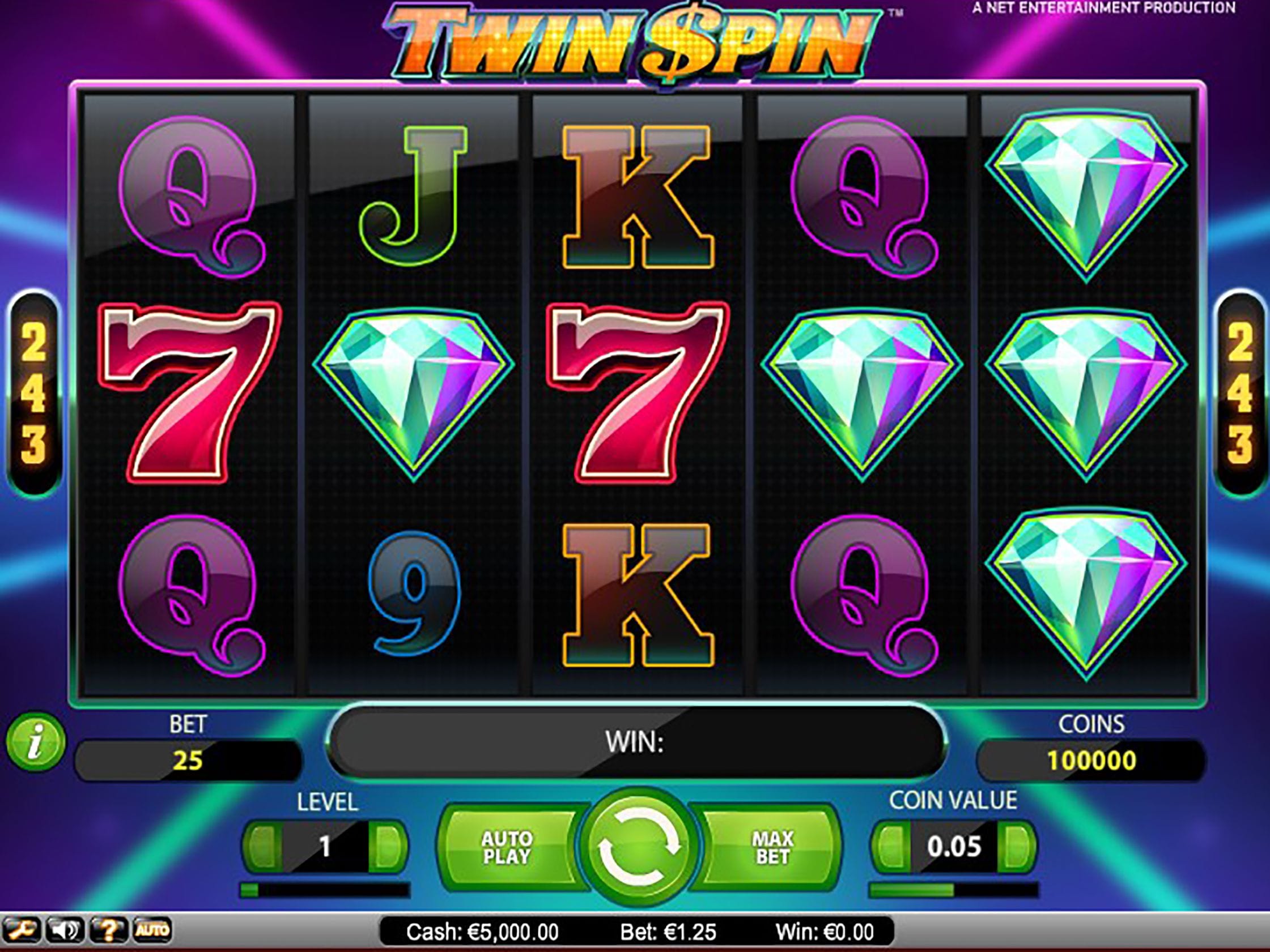 Twin Spin gameplay casino