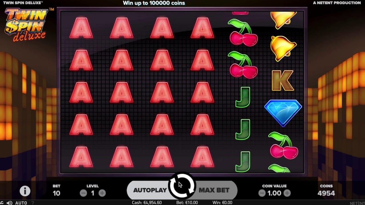 Twin Spin Deluxe Slot Gameplay