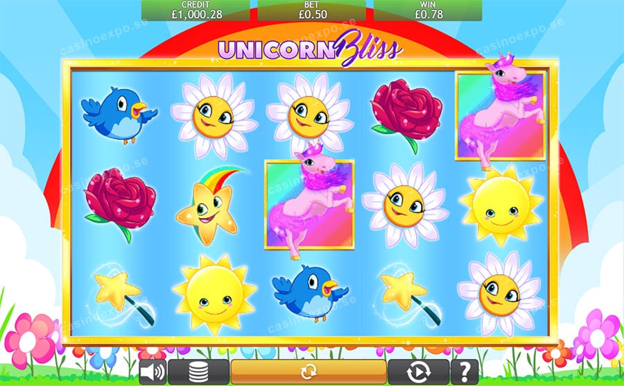 Unicorn Bliss Slots Game