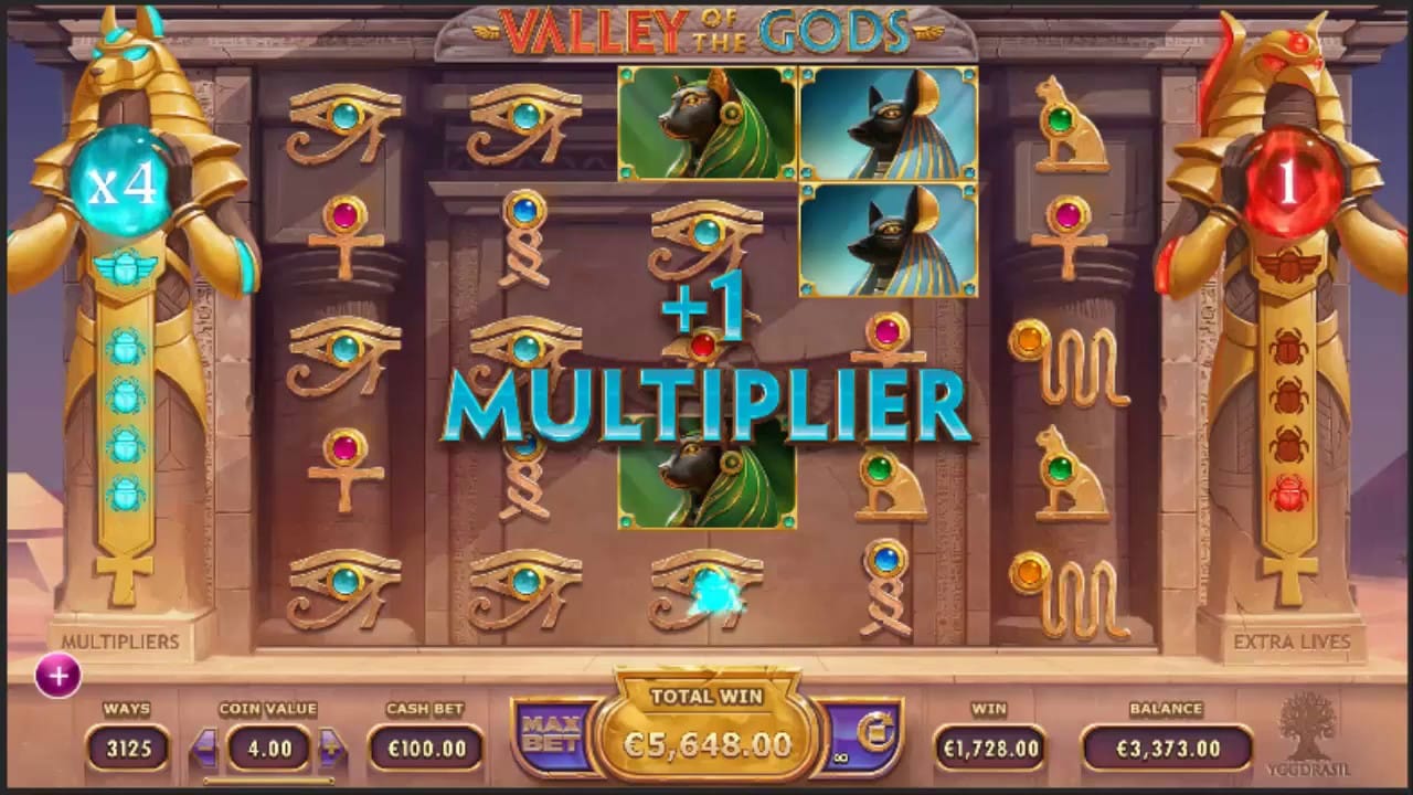 Valley of the Gods Slot Online