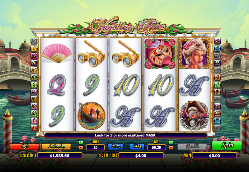 Venetian Rose Slot Game