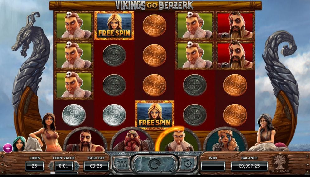 Vikings Go Berzerk slot gameplay