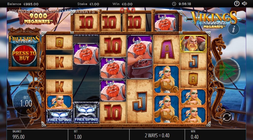 Vikings Unleashed MegaWays Slot Game