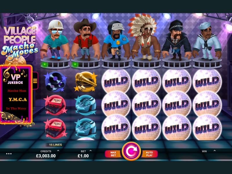 Village People Macho Moves Slot Wilds