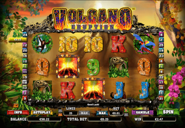 Volcano Eruption Slots Game