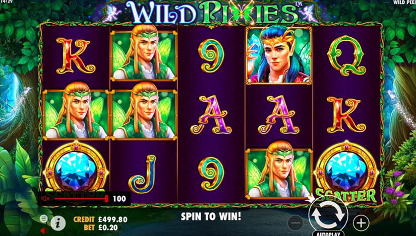 Wild Pixies Slot Gameplay