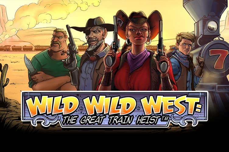 wild wild west train heist slots racer