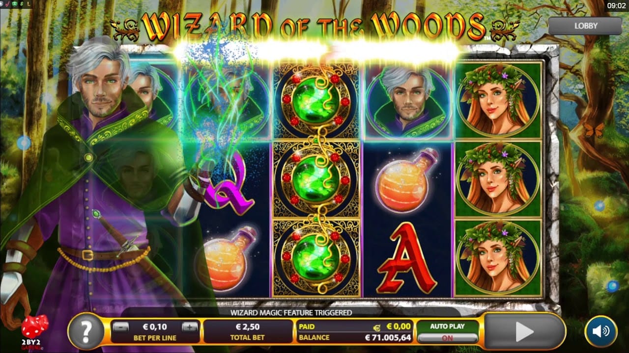 Wizard of The Woods Slot Game