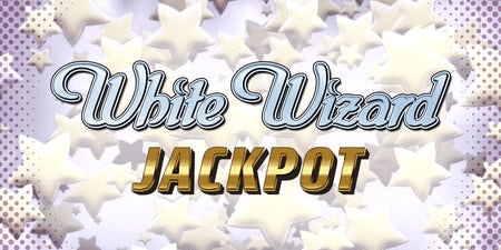 White Wizard Jackpot Slot Logo Slots Racer
