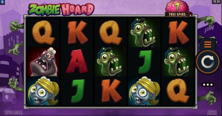 zombie hoard gameplay slot